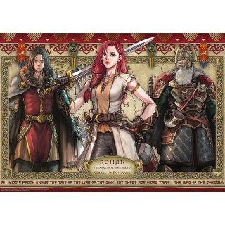 Puzzle 1000 elementów Władca Pierścieni Wojna Rohirrimów Trefl