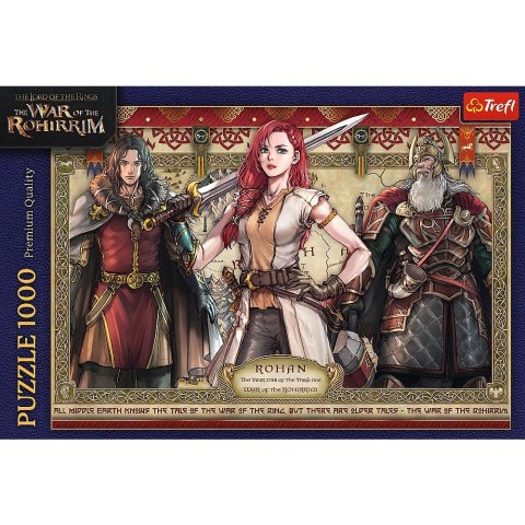 Puzzle 1000 elementów Władca Pierścieni Wojna Rohirrimów Trefl Puzzle 1000 elementów Władca Pierścieni Wojna Rohirrimów Trefl
