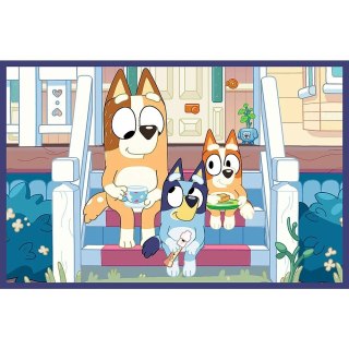 Puzzle 2x24 elementy Bluey zabawna Trefl