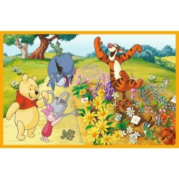 Puzzle 2x24 elementy Kubuś Puchatek Dzień w ogrodzie Trefl