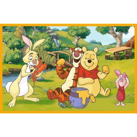 Puzzle 2x24 elementy Kubuś Puchatek Dzień w ogrodzie Trefl Puzzle 2x24 elementy Kubuś Puchatek Dzień w ogrodzie Trefl
