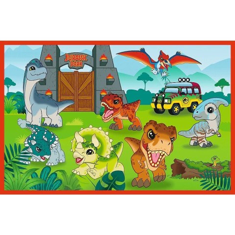 Puzzle 2x24 elementy Małe dinozaury Jurassic World Trefl Puzzle 2x24 elementy Małe dinozaury Jurassic World Trefl