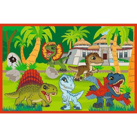 Puzzle 2x24 elementy Małe dinozaury Jurassic World Trefl Puzzle 2x24 elementy Małe dinozaury Jurassic World Trefl