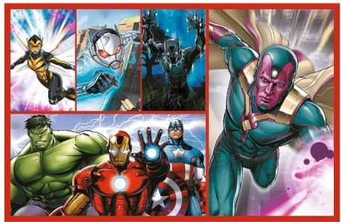 Puzzle 2x70 elementów Avengers Zostań bohaterem Trefl Puzzle 2x70 elementów Avengers Zostań bohaterem Trefl