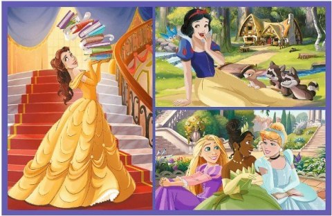 Puzzle 2x70 elementów Księżniczki Disneya Bajkowe dni Trefl Puzzle 2x70 elementów Księżniczki Disneya Bajkowe dni Trefl