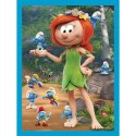 Puzzle 2w1 puzzle i memos Wesołe Zabawy Smerfów Trefl