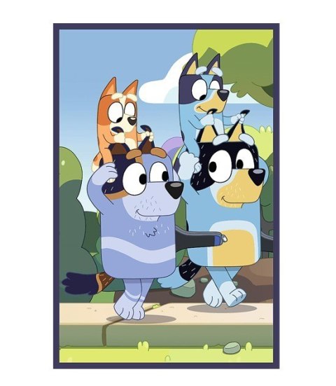 Puzzle 3x50 elementów Bluey rodzina Trefl Puzzle 3x50 elementów Bluey rodzina Trefl
