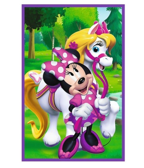 Puzzle 3x80 elementów Minnie i przyjaciele Trefl Puzzle 3x80 elementów Minnie i przyjaciele Trefl