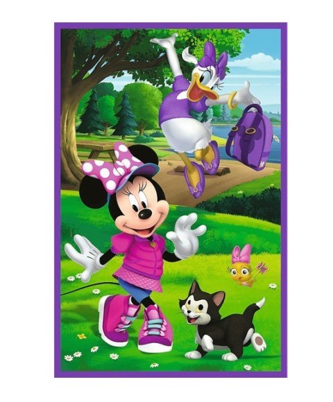 Puzzle 3x80 elementów Minnie i przyjaciele Trefl Puzzle 3x80 elementów Minnie i przyjaciele Trefl