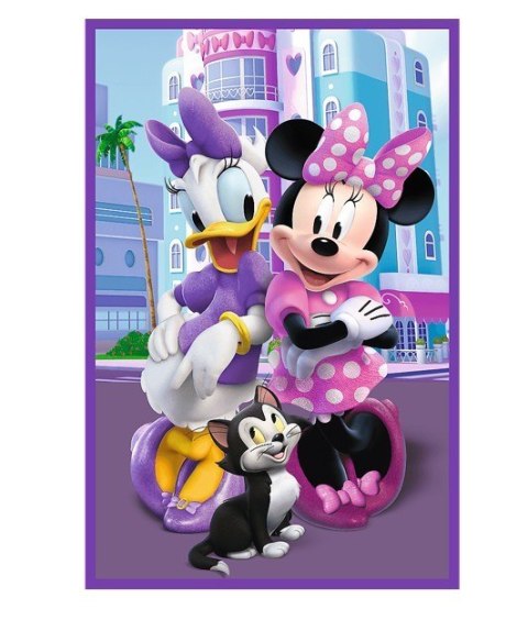 Puzzle 3x80 elementów Minnie i przyjaciele Trefl Puzzle 3x80 elementów Minnie i przyjaciele Trefl