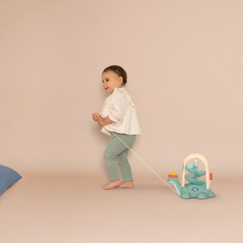 SMOBY LITTLE Żółw do Ciągnięcia ze Zjeżdżalnią dla Piłeczek 12m+ Smoby