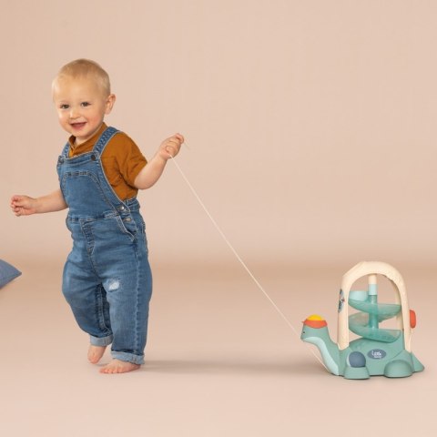 SMOBY LITTLE Żółw do Ciągnięcia ze Zjeżdżalnią dla Piłeczek 12m+ Smoby