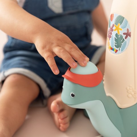 SMOBY LITTLE Żółw do Ciągnięcia ze Zjeżdżalnią dla Piłeczek 12m+ Smoby