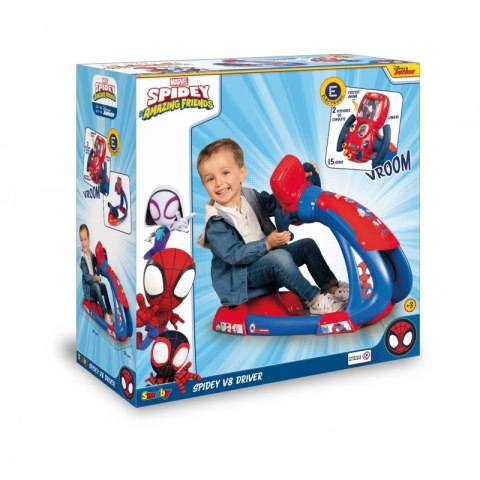 Smoby Symulator jazdy Spidey ze światłem i dźwiękiem Smoby
