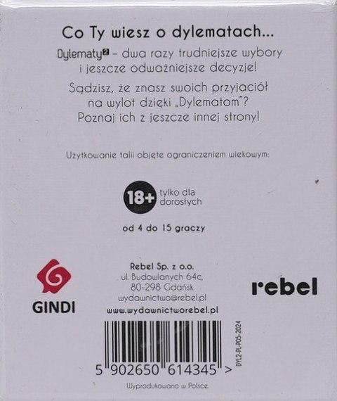 Gra Dylematy 2 Rebel Gra Dylematy 2 Rebel