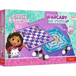 Gra Warcaby i Młynek Gabi Gabby Dollhouse Trefl