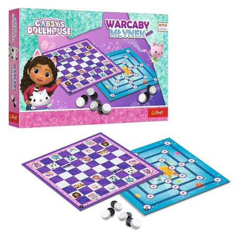 Gra Warcaby i Młynek Gabi Gabby Dollhouse Trefl