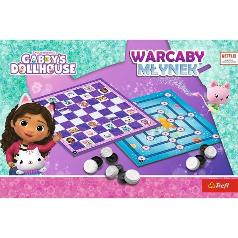 Gra Warcaby i Młynek Gabi Gabby Dollhouse Trefl