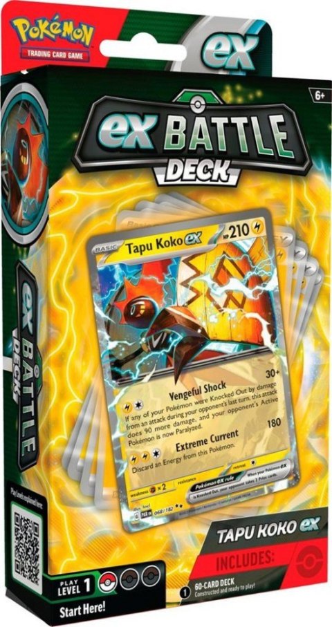 Karty Tapu Koko Ex Batlle Deck Pokemon TCG Karty Tapu Koko Ex Batlle Deck Pokemon TCG