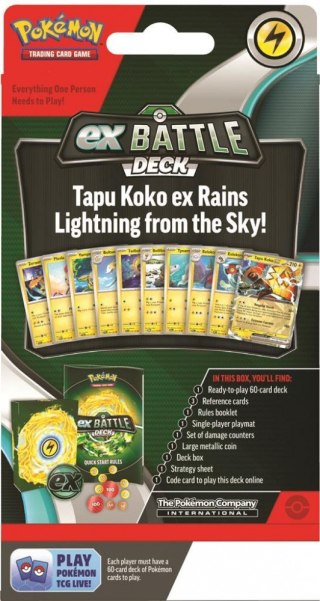 Karty Tapu Koko Ex Batlle Deck Pokemon TCG