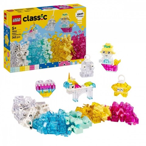 Klocki Classic 11040 Magiczny zestaw z przezroczystymi klockami LEGO Klocki Classic 11040 Magiczny zestaw z przezroczystymi klockami LEGO