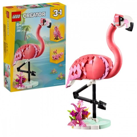 Klocki Creator 31170 Dzikie zwierzęta: różowy flaming LEGO Klocki Creator 31170 Dzikie zwierzęta: różowy flaming LEGO