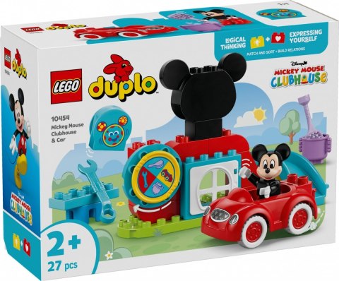 Klocki DUPLO 10454 Klub przyjaciół Myszki Miki i samochód LEGO Klocki DUPLO 10454 Klub przyjaciół Myszki Miki i samochód LEGO