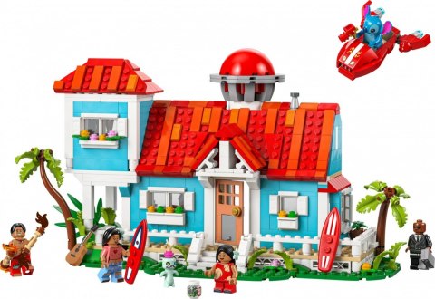 Klocki Disney 43268 Domek na plaży Lilo i Stitcha LEGO Klocki Disney 43268 Domek na plaży Lilo i Stitcha LEGO