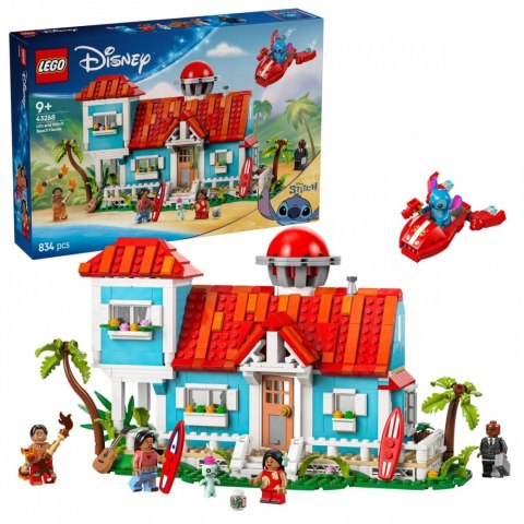 Klocki Disney 43268 Domek na plaży Lilo i Stitcha LEGO Klocki Disney 43268 Domek na plaży Lilo i Stitcha LEGO