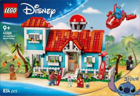 Klocki Disney 43268 Domek na plaży Lilo i Stitcha LEGO Klocki Disney 43268 Domek na plaży Lilo i Stitcha LEGO