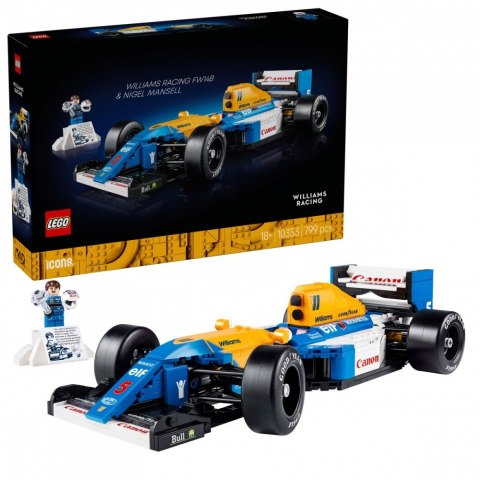 Klocki Icons 10353 Williams Racing FW14B i Nigel Mansell LEGO Klocki Icons 10353 Williams Racing FW14B i Nigel Mansell LEGO