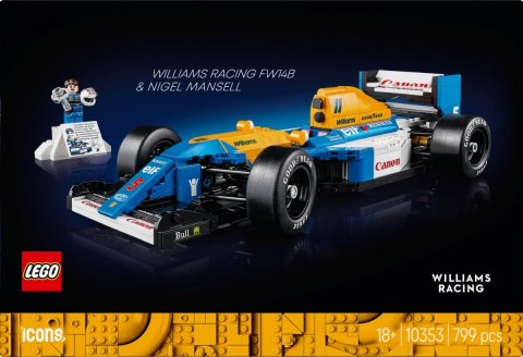 Klocki Icons 10353 Williams Racing FW14B i Nigel Mansell LEGO Klocki Icons 10353 Williams Racing FW14B i Nigel Mansell LEGO