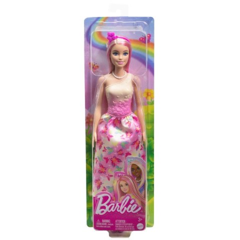 Lalka Barbie Księżniczka z długimi włosami, różowo-blond Mattel Lalka Barbie Księżniczka z długimi włosami, różowo-blond Mattel