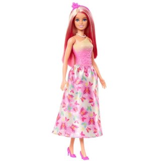 Lalka Barbie Księżniczka z długimi włosami, różowo-blond Mattel