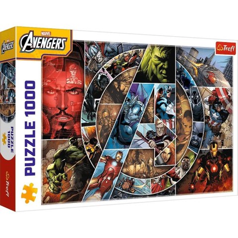 Puzzle 1000 elementów Avengers Bohaterowie Trefl Puzzle 1000 elementów Avengers Bohaterowie Trefl