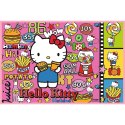 Puzzle 2x200 elementów Hello Kitty i przyjaciele Trefl