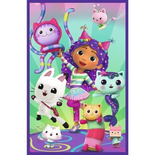 Puzzle 3x80 elementów Kolorowe dni Gabi Gabby Dollhouse Trefl