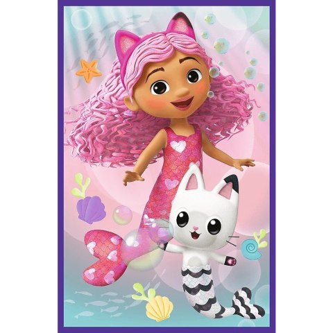 Puzzle 3x80 elementów Kolorowe dni Gabi Gabby Dollhouse Trefl Puzzle 3x80 elementów Kolorowe dni Gabi Gabby Dollhouse Trefl