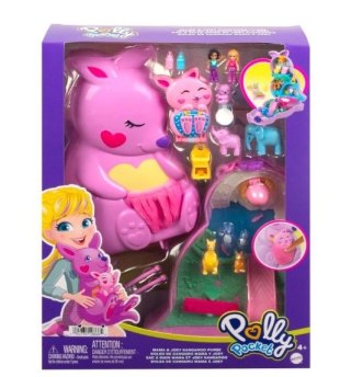 Zestaw torebka z figurkami Polly Pocket Kangurki Mattel