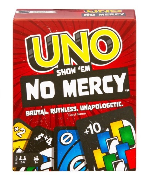 Gra Uno Show No Mercy Mattel Gra Uno Show No Mercy Mattel