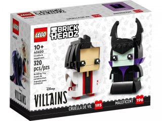 Klocki BrickHeadz 40620 Cruella i Diabolina LEGO