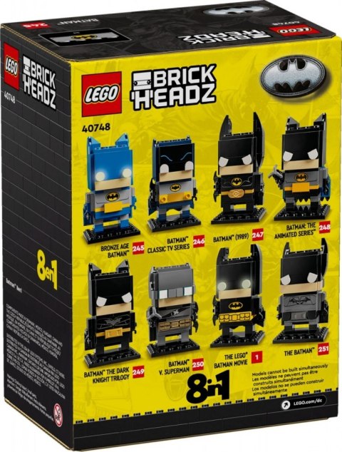 Klocki BrickHeadz 40748 Batman 8 w 1 LEGO
