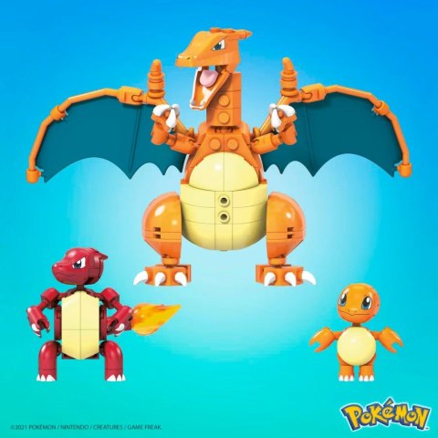 Klocki Mega Pokemon Charmander evolution Mega Bloks Klocki Mega Pokemon Charmander evolution Mega Bloks