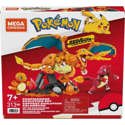 Klocki Mega Pokemon Charmander evolution Mega Bloks Klocki Mega Pokemon Charmander evolution Mega Bloks