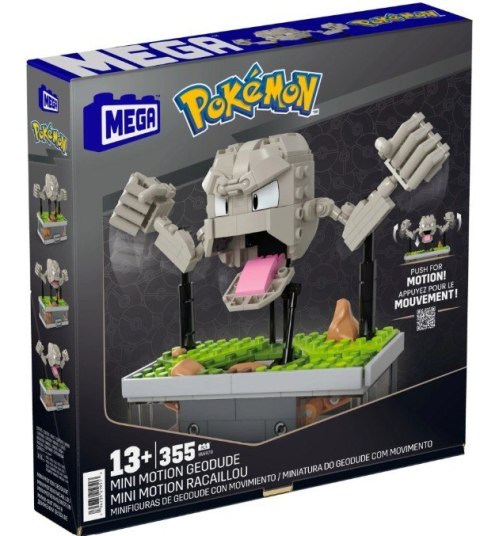 Klocki Pokemon Mini Motion Geodude Mega Bloks Klocki Pokemon Mini Motion Geodude Mega Bloks