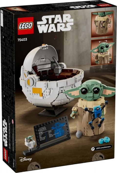 Klocki Star Wars 75403 Grogu w wózku LEGO Klocki Star Wars 75403 Grogu w wózku LEGO