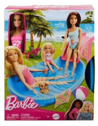 Lalka Barbie + Basen Mattel