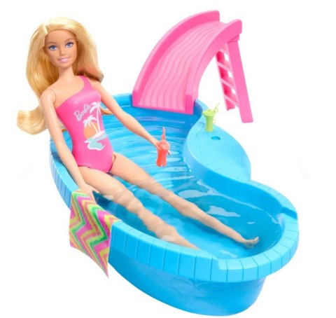Lalka Barbie + Basen Mattel Lalka Barbie + Basen Mattel