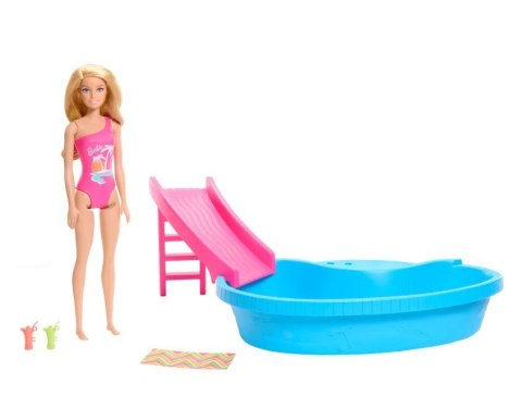 Lalka Barbie + Basen Mattel Lalka Barbie + Basen Mattel