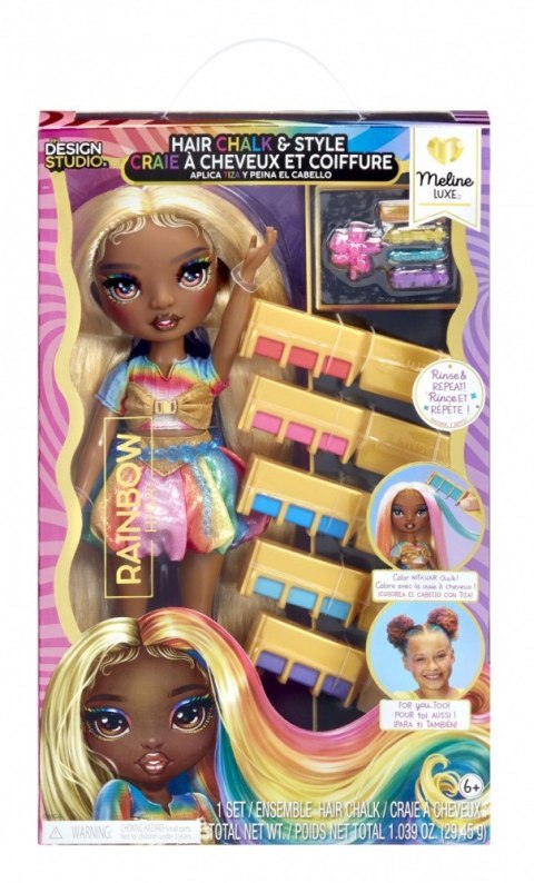 Lalka Rainbow High Hair Chalk Style Meline MGA Lalka Rainbow High Hair Chalk Style Meline MGA